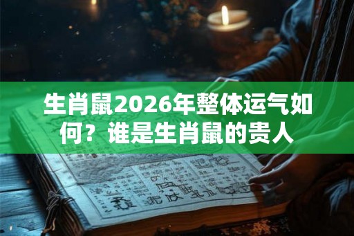 生肖鼠2026年整体运气如何？谁是生肖鼠的贵人