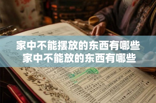 家中不能摆放的东西有哪些 家中不能放的东西有哪些