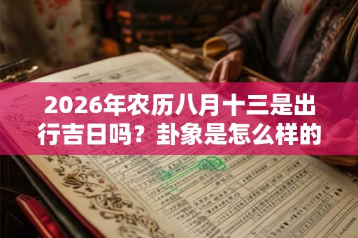 2026年农历八月十三是出行吉日吗？卦象是怎么样的？