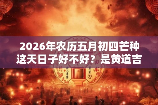 2026年农历五月初四芒种这天日子好不好？是黄道吉日吗？
