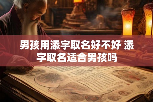 男孩用添字取名好不好 添字取名适合男孩吗
