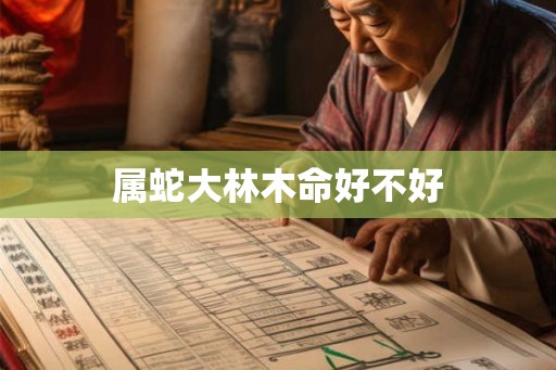 属蛇大林木命好不好
