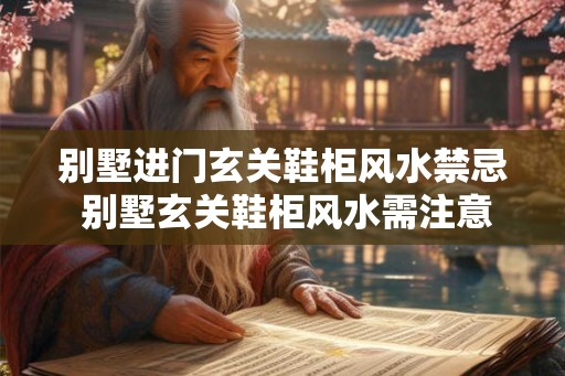 别墅进门玄关鞋柜风水禁忌 别墅玄关鞋柜风水需注意