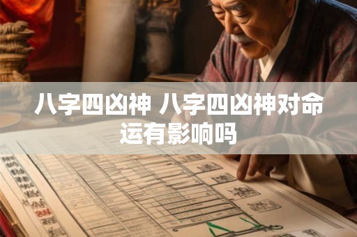 八字四凶神 八字四凶神对命运有影响吗 八字四凶神 八字四凶神对命运有影响吗