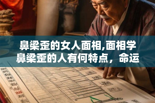 鼻梁歪的女人面相,面相学鼻梁歪的人有何特点，命运