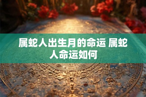 属蛇人出生月的命运 属蛇人命运如何 属蛇人出生月的命运 属蛇人命运如何