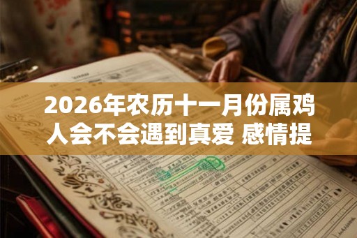 2026年农历十一月份属鸡人会不会遇到真爱 感情提升遇良人