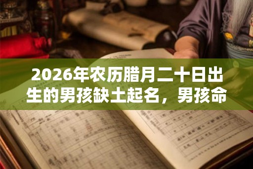 2026年农历腊月二十日出生的男孩缺土起名，男孩命运如何？