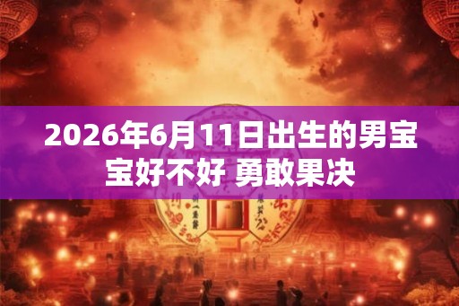 2026年6月11日出生的男宝宝好不好 勇敢果决