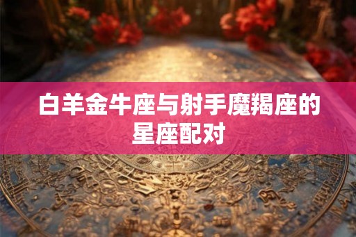 白羊金牛座与射手魔羯座的星座配对