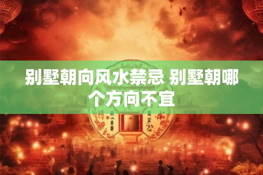 别墅朝向风水禁忌 别墅朝哪个方向不宜