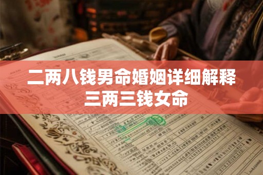 二两八钱男命婚姻详细解释  三两三钱女命