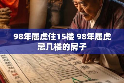 98年属虎住15楼 98年属虎忌几楼的房子