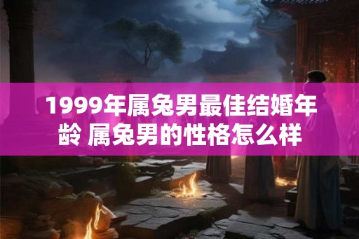 1999年属兔男最佳结婚年龄 属兔男的性格怎么样