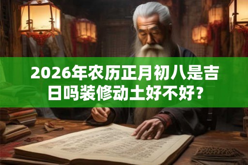 2026年农历正月初八是吉日吗装修动土好不好？