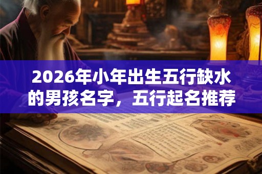 2026年小年出生五行缺水的男孩名字，五行起名推荐