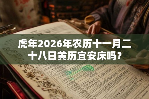 虎年2026年农历十一月二十八日黄历宜安床吗？