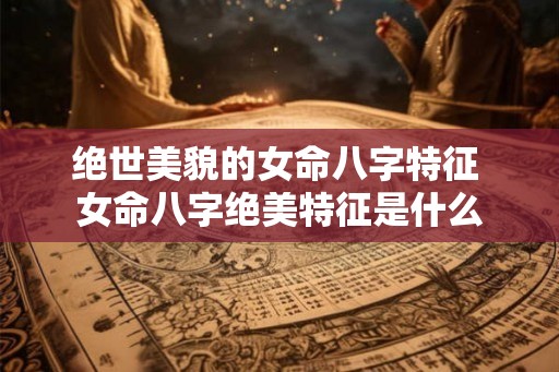 绝世美貌的女命八字特征 女命八字绝美特征是什么