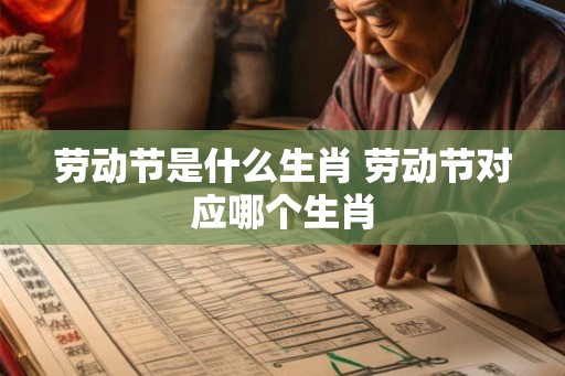劳动节是什么生肖 劳动节对应哪个生肖
