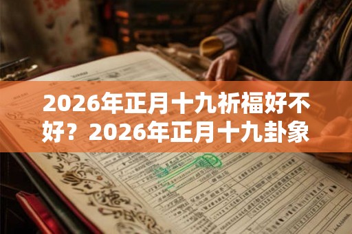 2026年正月十九祈福好不好?2026年正月十九卦象吉凶? 2026年正月十九祈福好不好?2026年正月十九卦象吉凶?