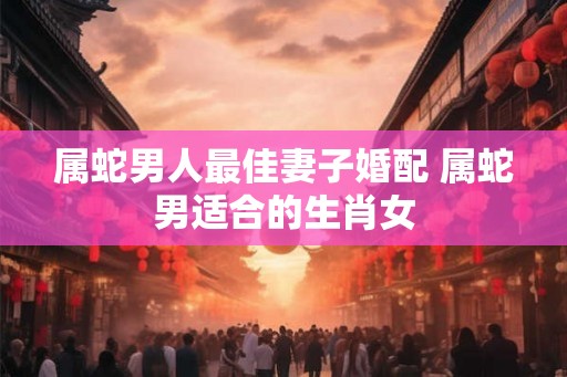 属蛇男人最佳妻子婚配 属蛇男适合的生肖女