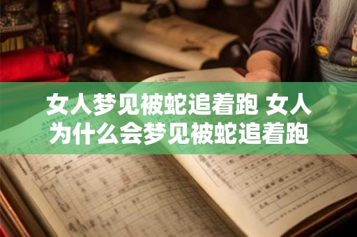 女人梦见被蛇追着跑 女人为什么会梦见被蛇追着跑