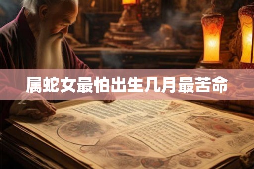 属蛇女最怕出生几月最苦命
