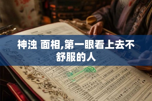 神浊 面相,第一眼看上去不舒服的人