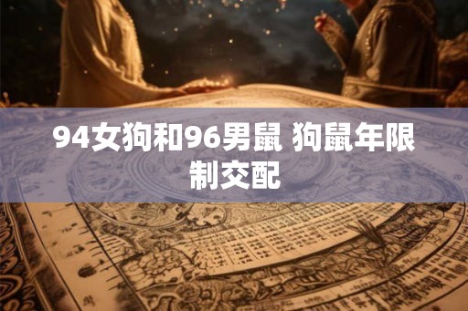 94女狗和96男鼠 狗鼠年限制交配