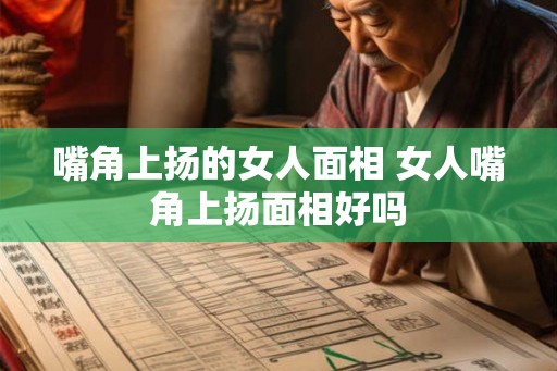 嘴角上扬的女人面相 女人嘴角上扬面相好吗
