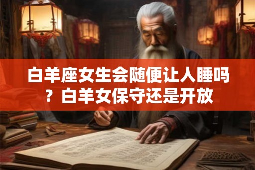 白羊座女生会随便让人睡吗？白羊女保守还是开放