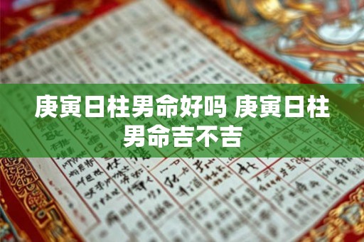 庚寅日柱男命好吗 庚寅日柱男命吉不吉 庚寅日柱男命好吗 庚寅日柱男命吉不吉