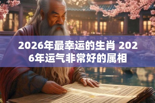 2026年最幸运的生肖 2026年运气非常好的属相 2026年最幸运的生肖 2026年运气非常好的属相
