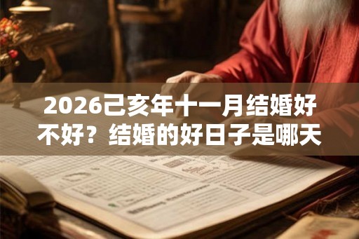 2026己亥年十一月结婚好不好？结婚的好日子是哪天？