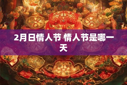 2月日情人节 情人节是哪一天
