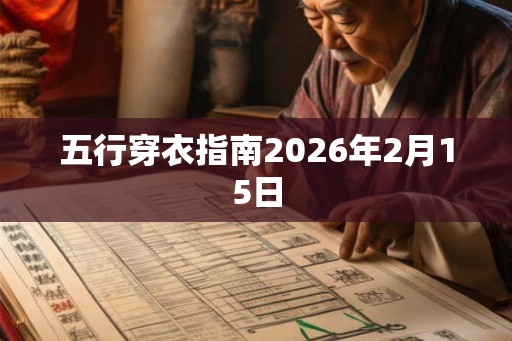 五行穿衣指南2026年2月15日