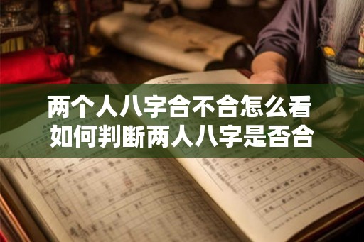 两个人八字合不合怎么看 如何判断两人八字是否合