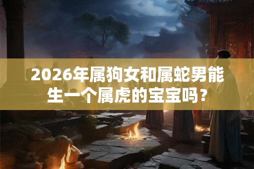 2026年属狗女和属蛇男能生一个属虎的宝宝吗？