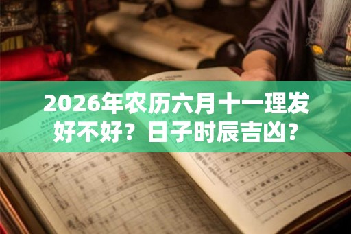 2026年农历六月十一理发好不好？日子时辰吉凶？