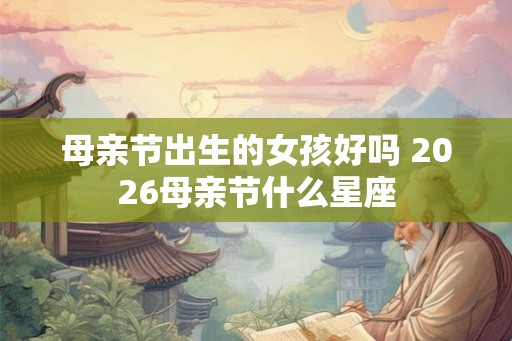 母亲节出生的女孩好吗 2026母亲节什么星座