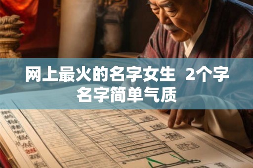 网上最火的名字女生  2个字名字简单气质