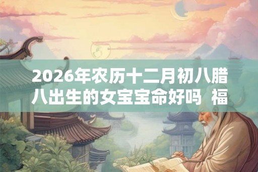 2026年农历十二月初八腊八出生的女宝宝命好吗  福气怎么样