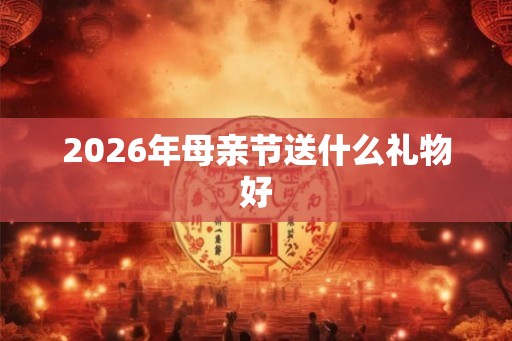 2026年母亲节送什么礼物好