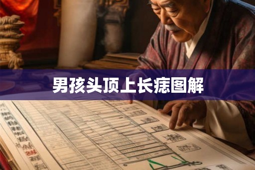 男孩头顶上长痣图解