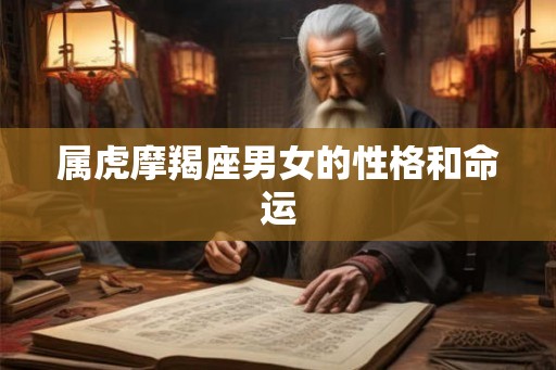 属虎摩羯座男女的性格和命运