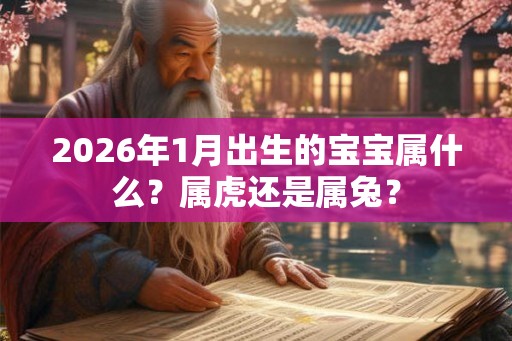 2026年1月出生的宝宝属什么？属虎还是属兔？