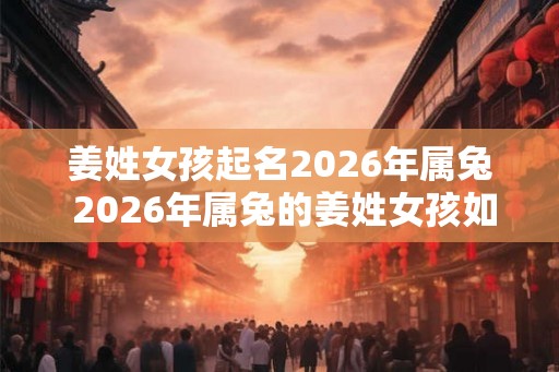 姜姓女孩起名2026年属兔 2026年属兔的姜姓女孩如何起名