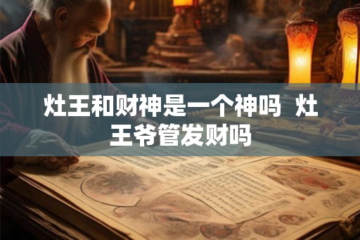 灶王和财神是一个神吗  灶王爷管发财吗