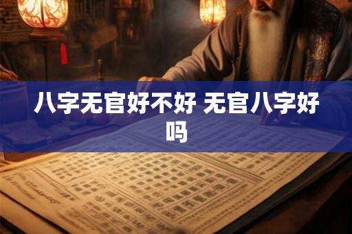 八字无官好不好 无官八字好吗