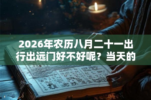 2026年农历八月二十一出行出远门好不好呢？当天的财喜神方位在哪？